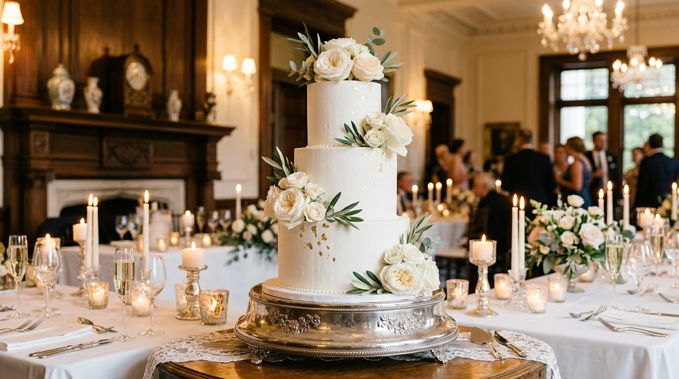 Wedding Cake Cutting at The Railway Club