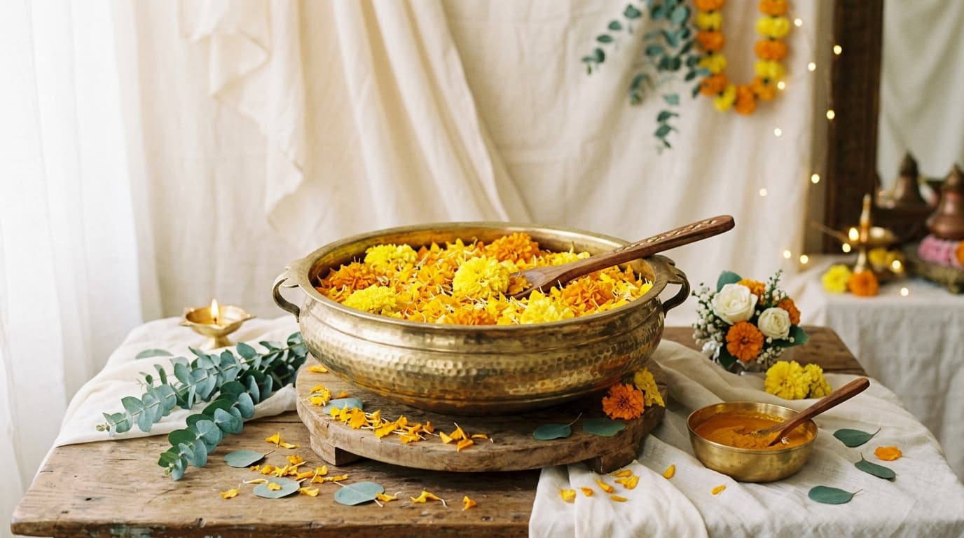 Haldi Ceremony at Green Fields Colony